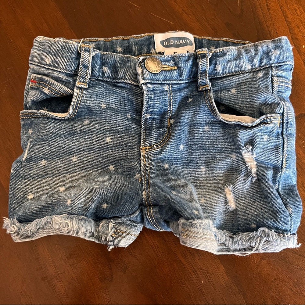 Old Navy Starry Blue Denim Shorts